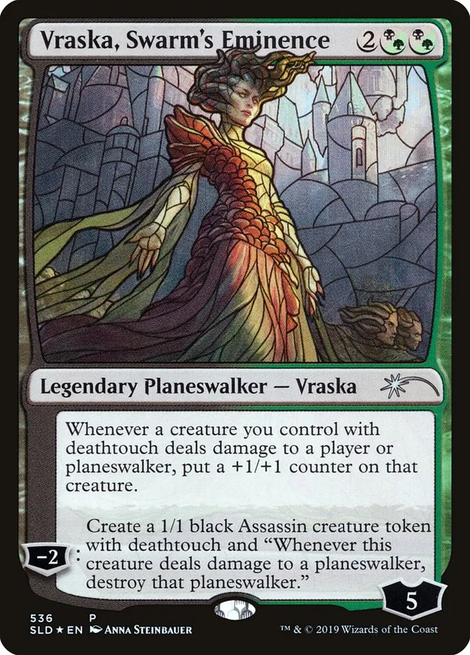 2019 Secret Lair Drop Vraska, Swarm's Eminence uncommon #536 uncommon card image
