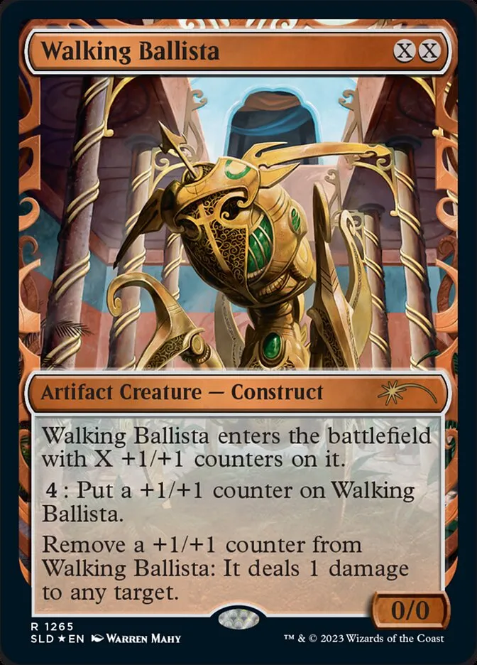 2019 Secret Lair Drop Walking Ballista #1265 rare card image
