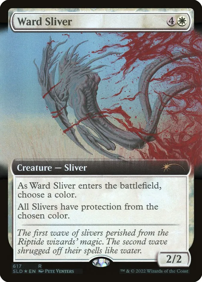 2019 Secret Lair Drop Ward Sliver #617 rare card image