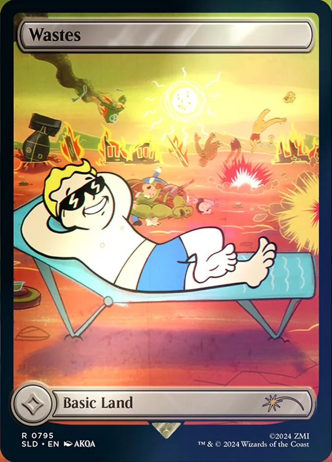 2019 Secret Lair Drop Wastes #795★ rare card image