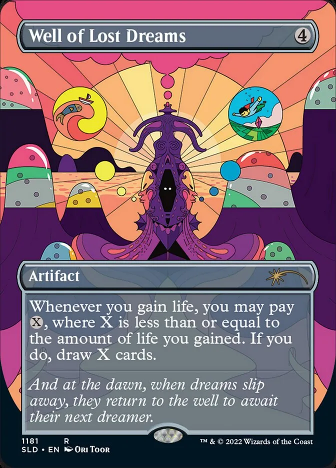 2019 Secret Lair Drop Well of Lost Dreams #1181 rare card image
