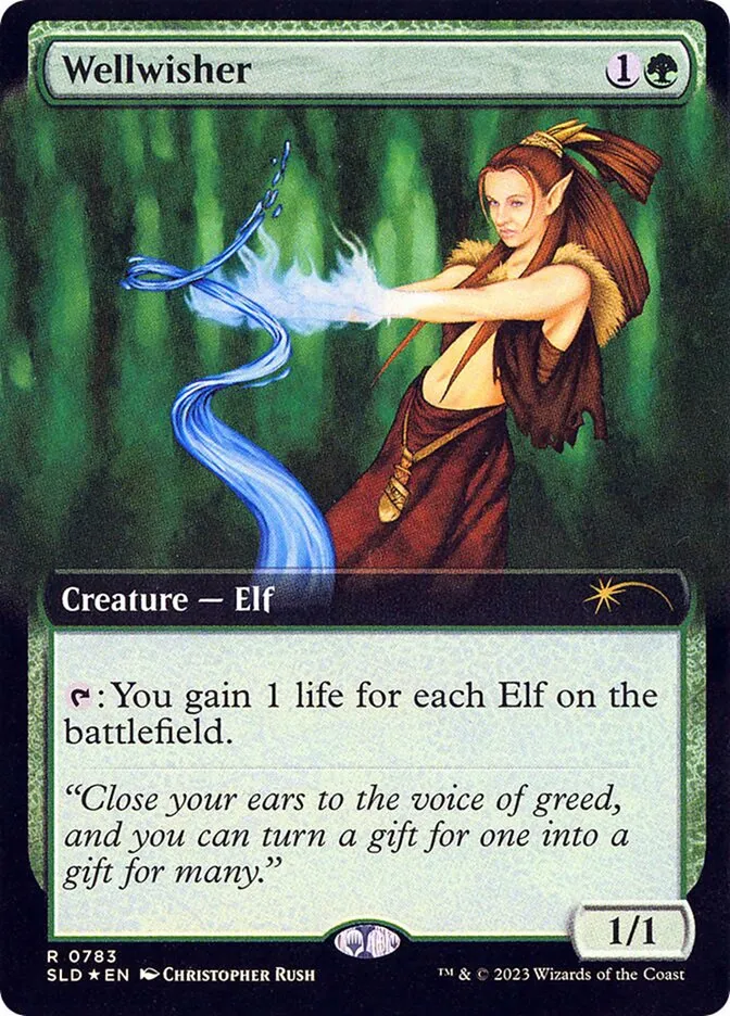 2019 Secret Lair Drop Wellwisher #783 rare card image