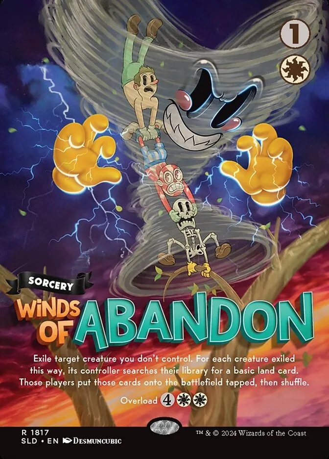2019 Secret Lair Drop Winds of Abandon [Rainbow Foil] rare #1817 rare card image