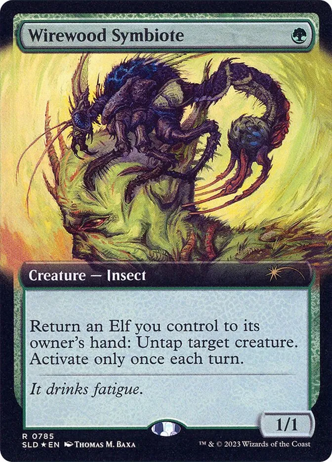2019 Secret Lair Drop Wirewood Symbiote #785 rare card image