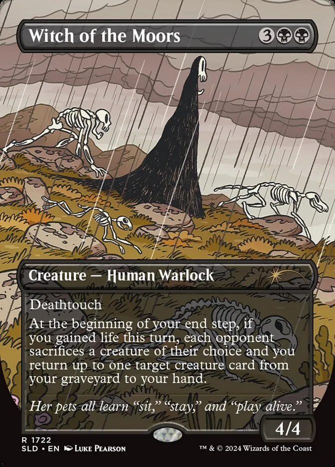 2019 Secret Lair Drop Witch of the Moors #1722 rare card image