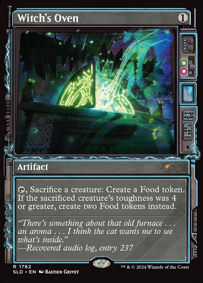 2019 Secret Lair Drop Witch's Oven #1762 rare card image