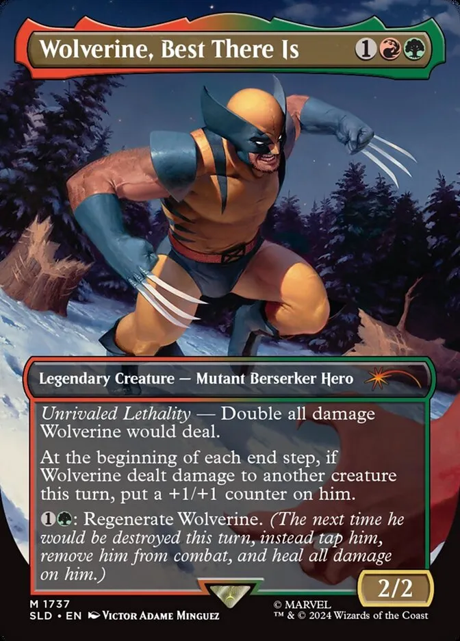 2019 Secret Lair Drop Wolverine, Best There Is #1737 mythic card image