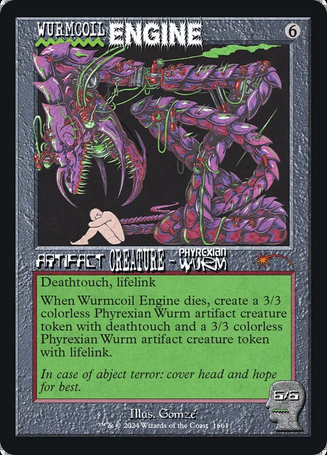 2019 Secret Lair Drop Wurmcoil Engine [Rainbow Foil] mythic #1661 mythic card image