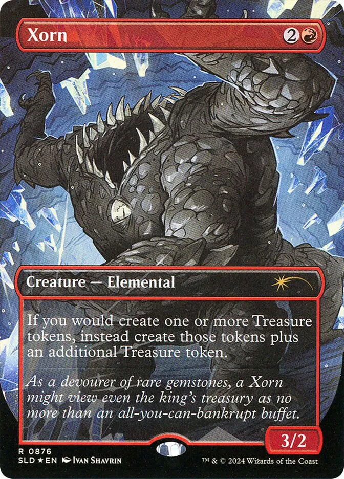 2019 Secret Lair Drop Xorn [Rainbow Foil] rare #876 rare card image