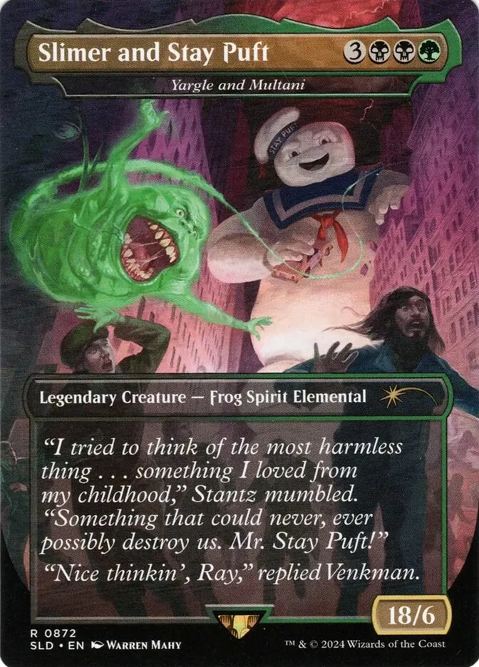 2019 Secret Lair Drop Yargle and Multani #872 rare card image