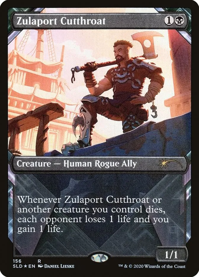 2019 Secret Lair Drop Zulaport Cutthroat #156 rare card image