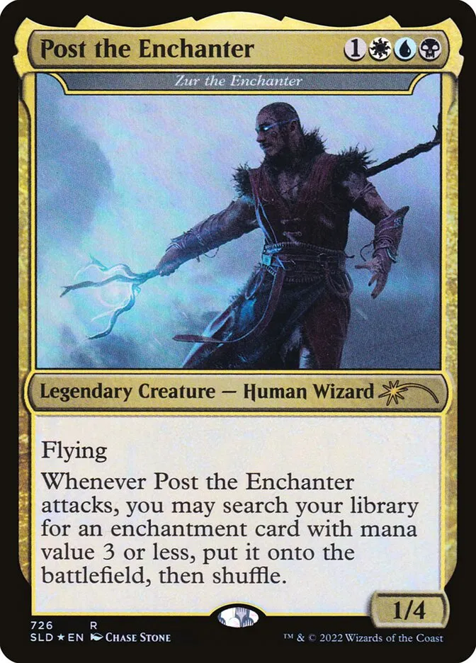 2019 Secret Lair Drop Zur the Enchanter #726 rare card image