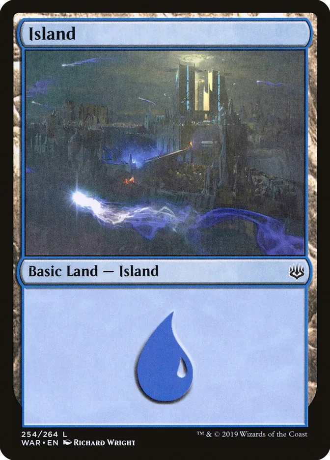 2019 War of the Spark Island #254 common card image