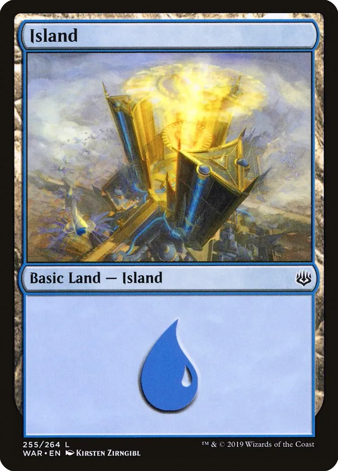 2019 War of the Spark Island #255 common card image