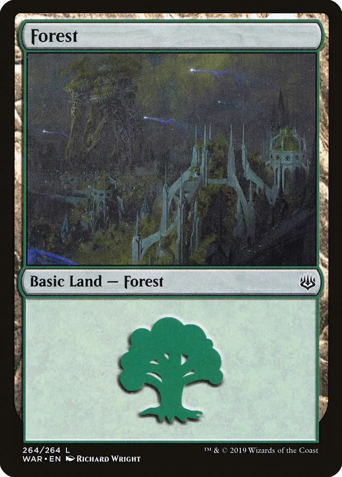 2019 War of the Spark Forest #264 common card image