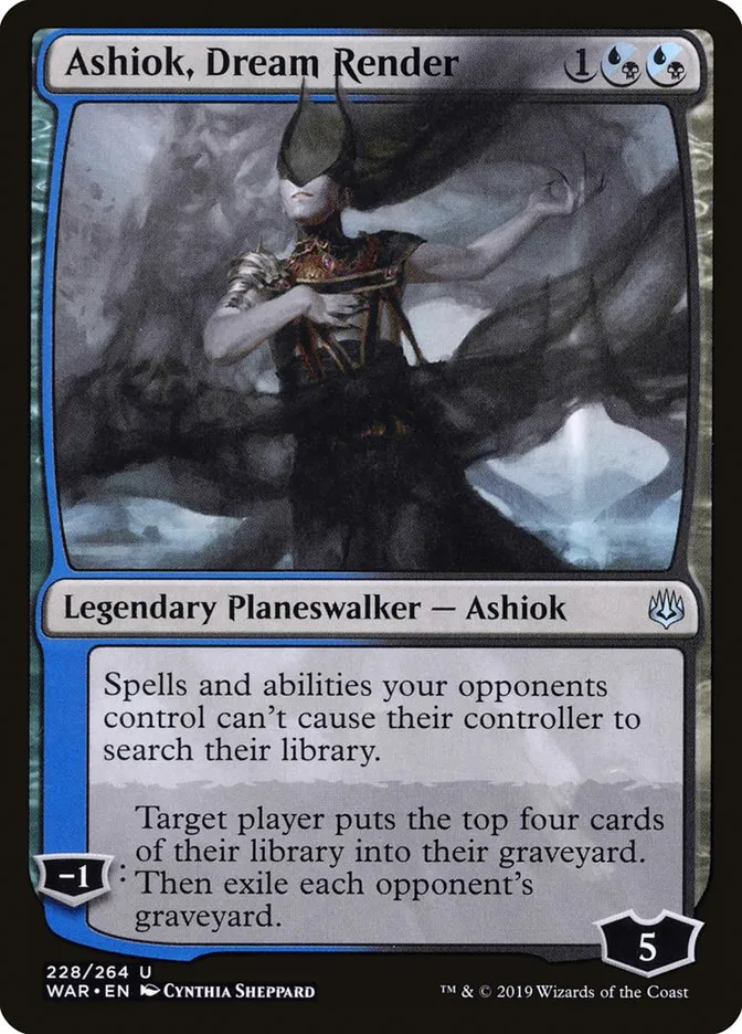 2019 War of the Spark Ashiok, Dream Render #228 uncommon card image