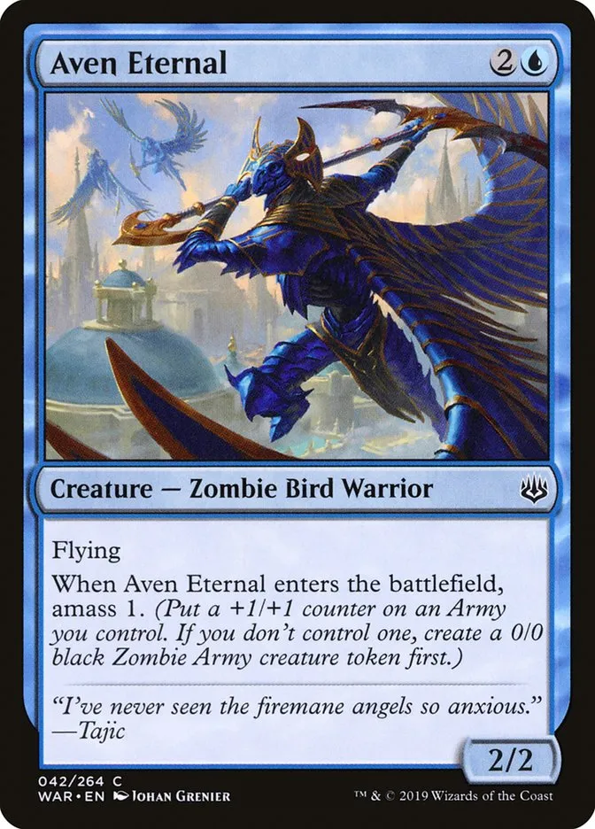 2019 War of the Spark Aven Eternal #42 common card image