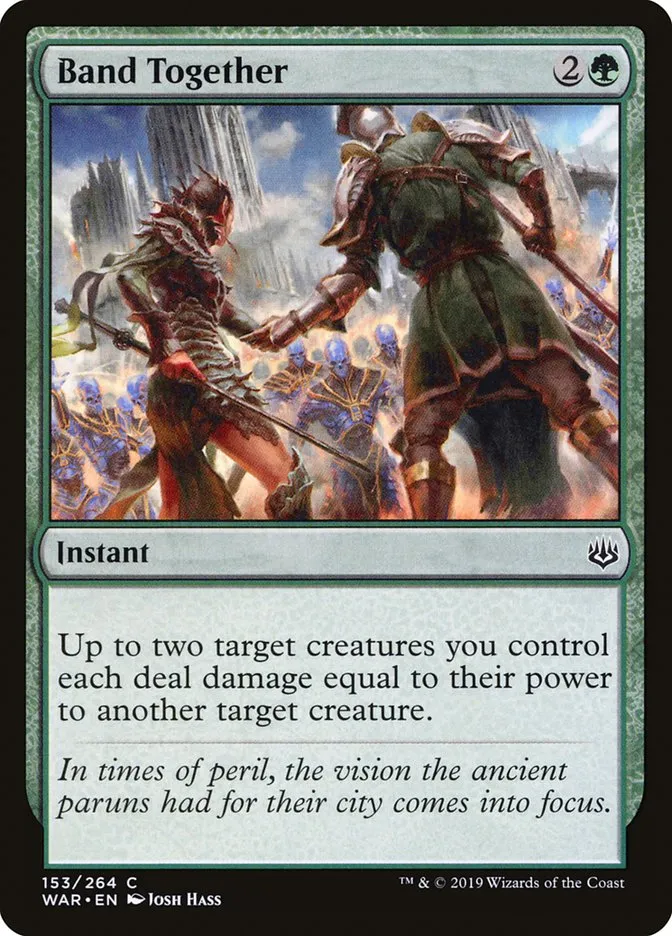2019 War of the Spark Band Together #153 common card image