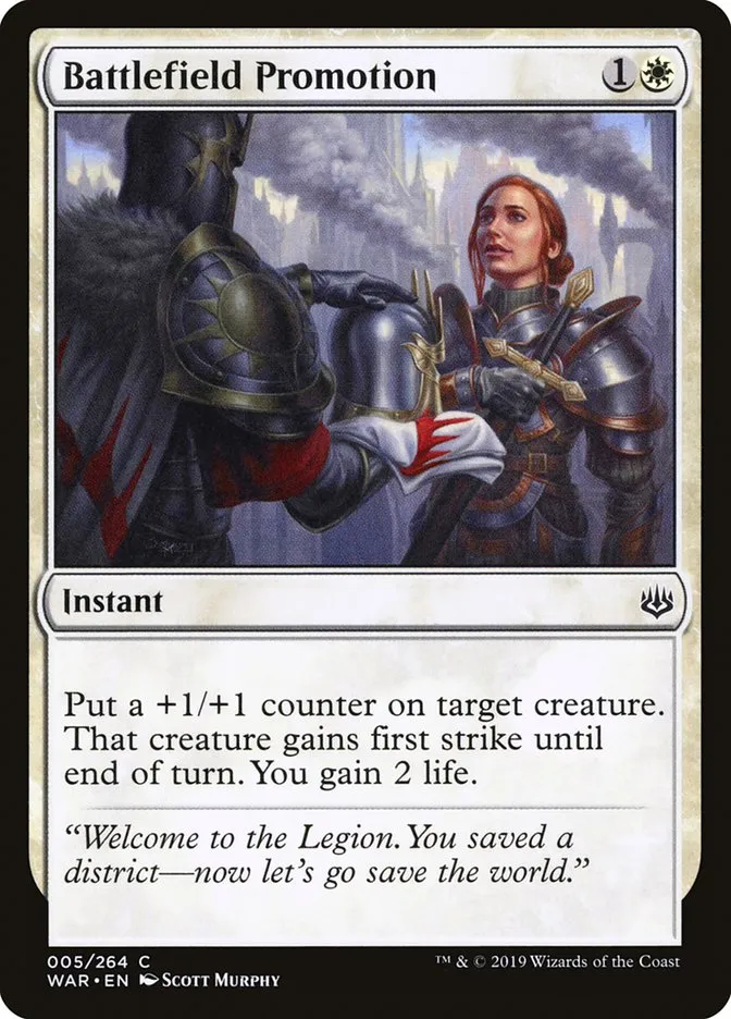 2019 War of the Spark Battlefield Promotion #5 common card image