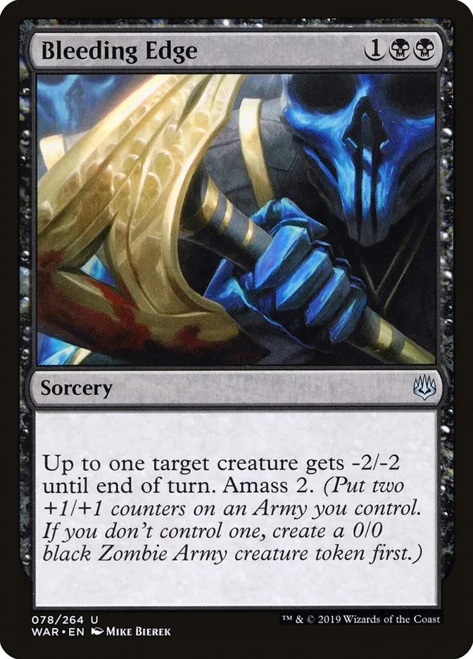 2019 War of the Spark Bleeding Edge #78 uncommon card image