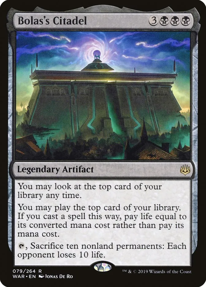 2019 War of the Spark Bolas's Citadel #79 rare card image