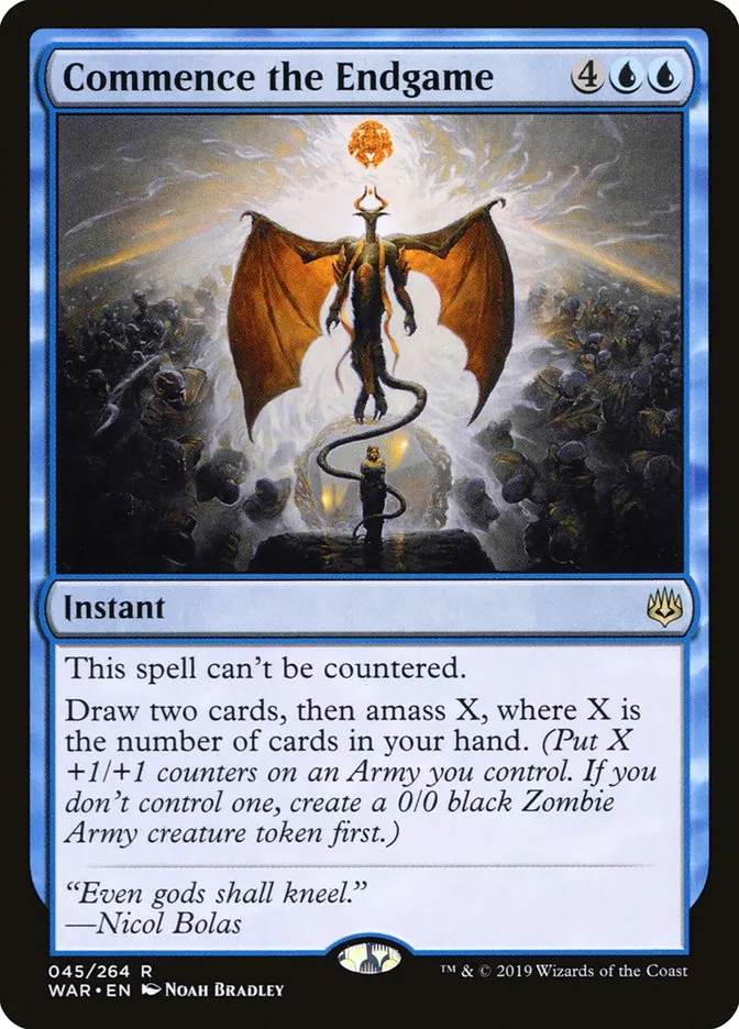 2019 War of the Spark Commence the Endgame #45 rare card image