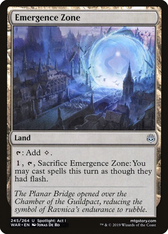 2019 War of the Spark Emergence Zone #245 uncommon card image