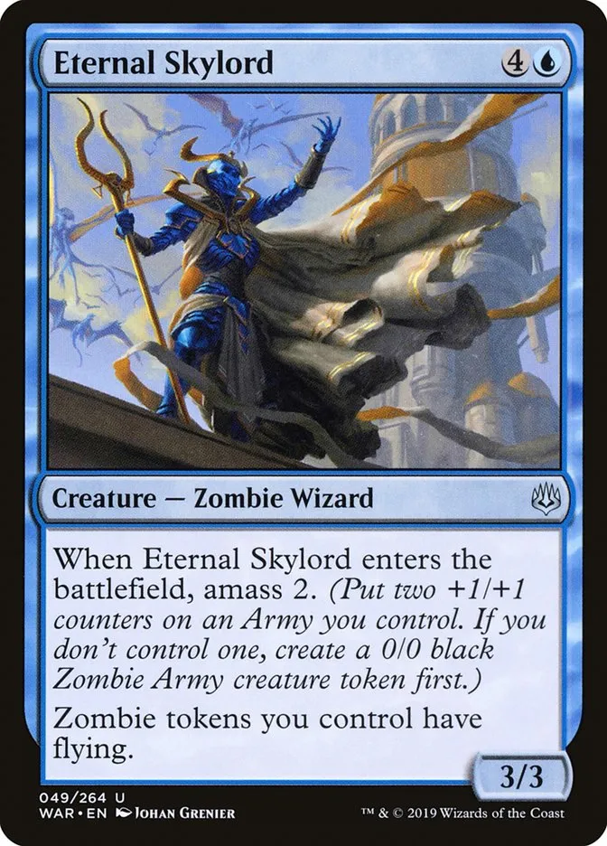 2019 War of the Spark Eternal Skylord #49 uncommon card image