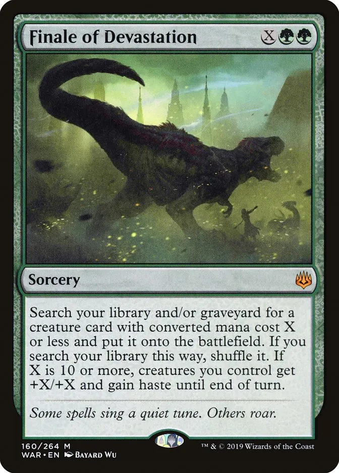 2019 War of the Spark Finale of Devastation #160 mythic card image