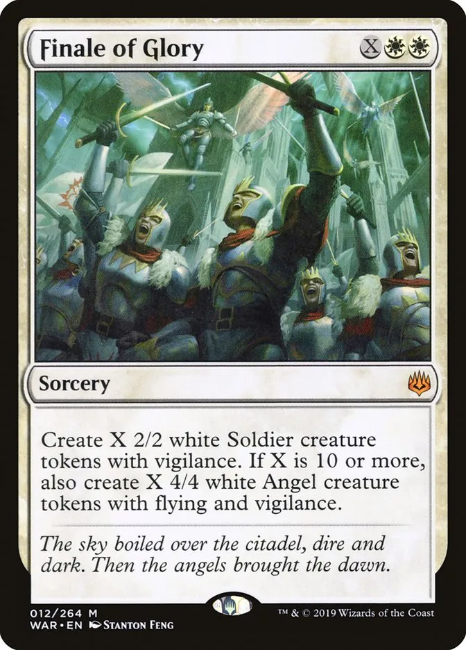 2019 War of the Spark Finale of Glory #12 mythic card image