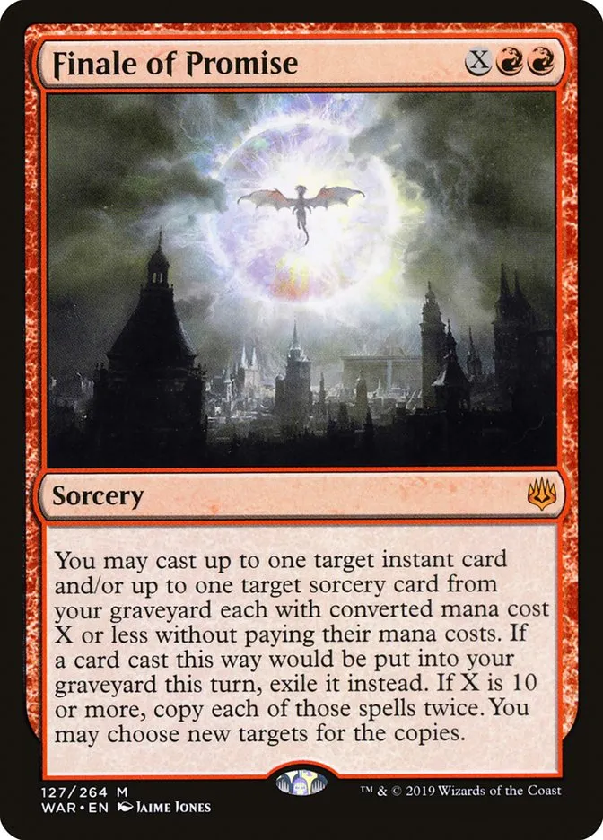 2019 War of the Spark Finale of Promise #127 mythic card image
