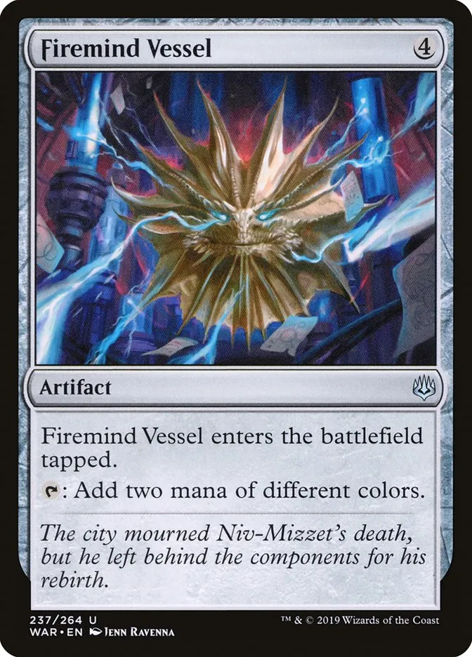 2019 War of the Spark Firemind Vessel #237 uncommon card image