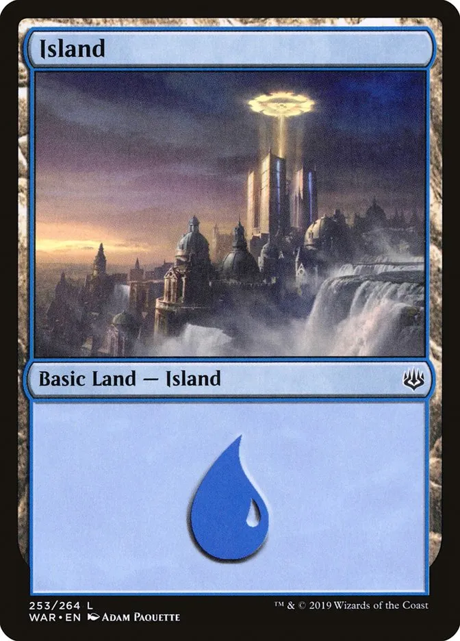 2019 War of the Spark Island #253 common card image