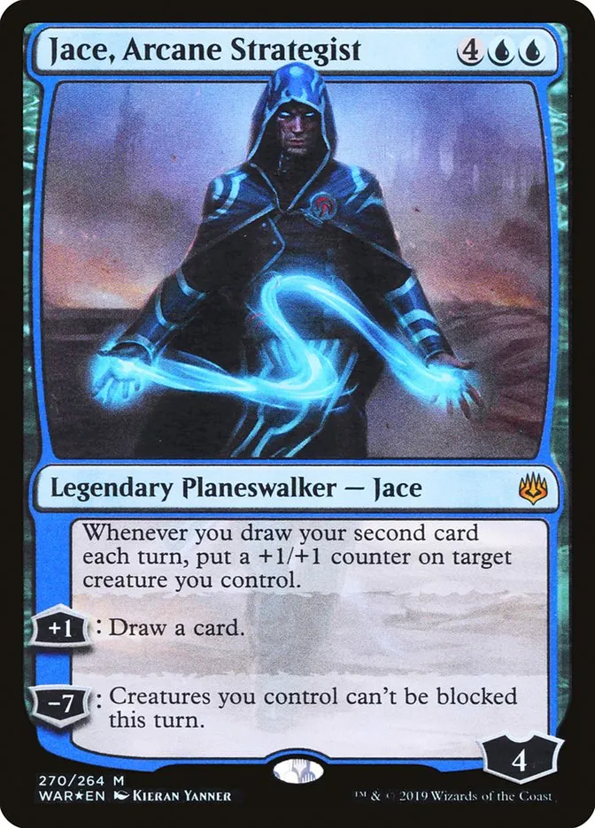 2019 War of the Spark Jace, Arcane Strategist #270 mythic card image