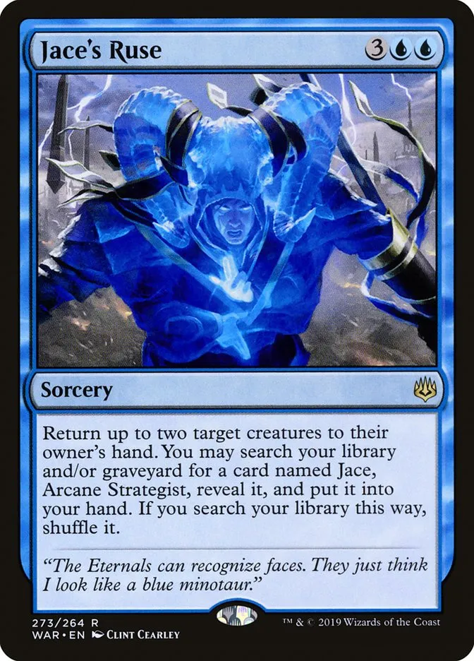 2019 War of the Spark Jace's Ruse #273 rare card image