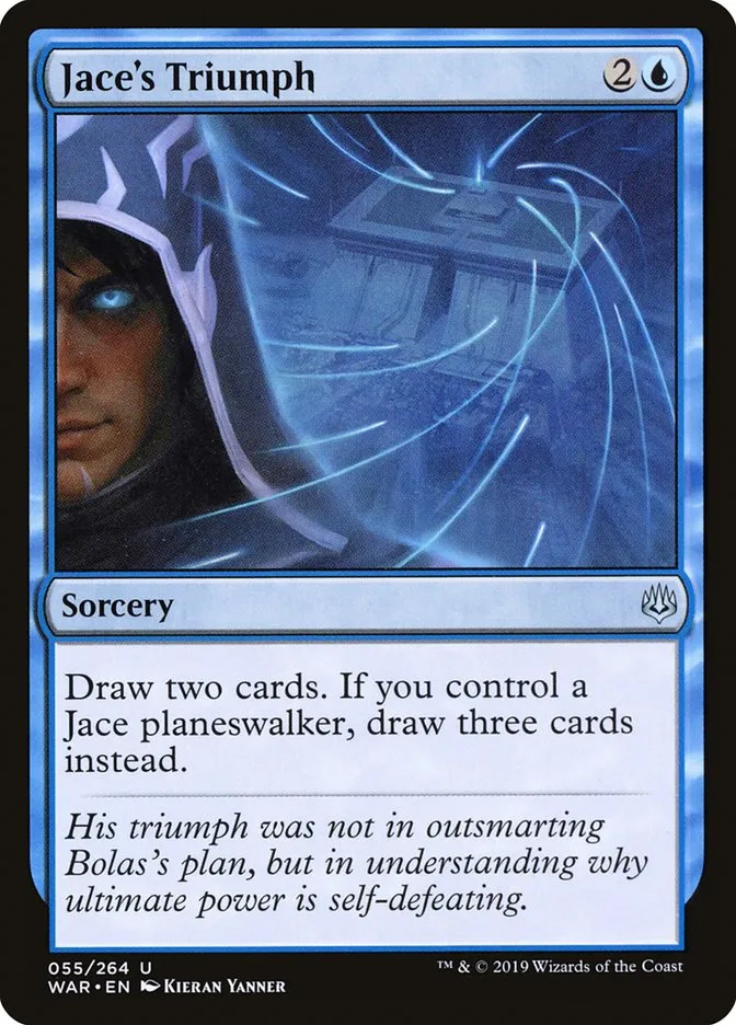 2019 War of the Spark Jace's Triumph #55 uncommon card image