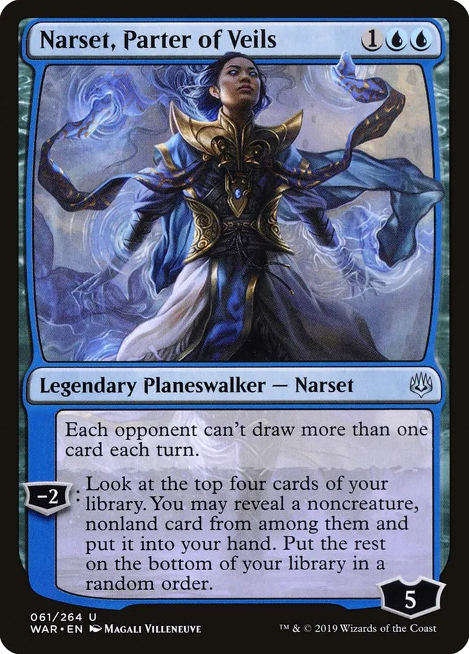 2019 War of the Spark Narset, Parter of Veils #61 uncommon card image