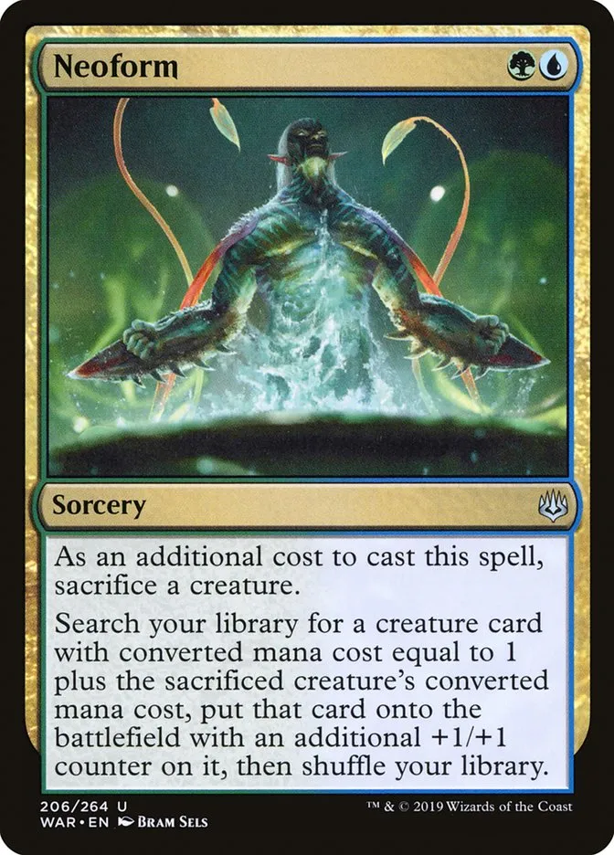 2019 War of the Spark Neoform #206 uncommon card image