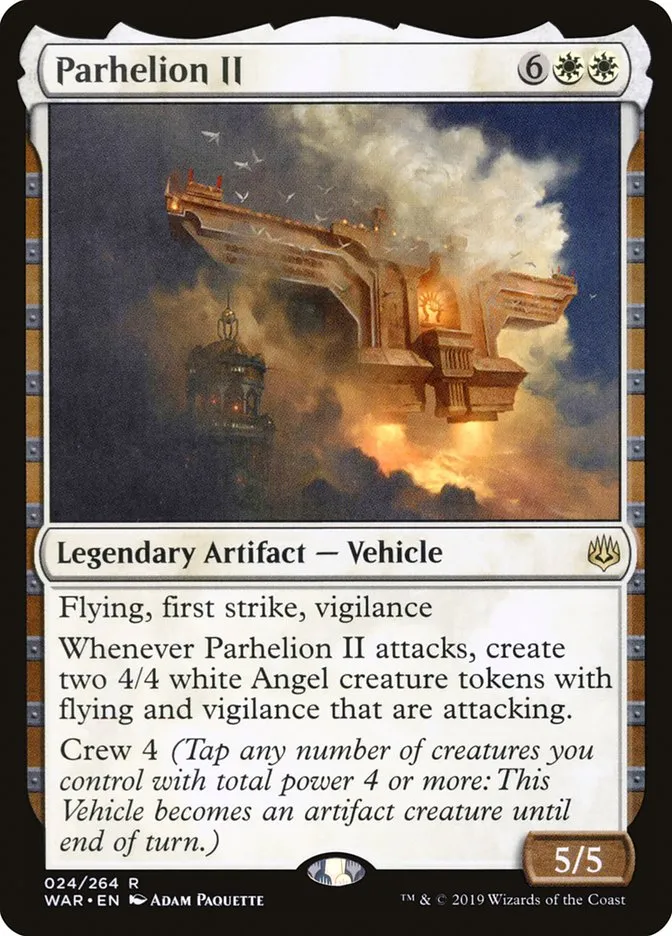 2019 War of the Spark Parhelion II #24 rare card image