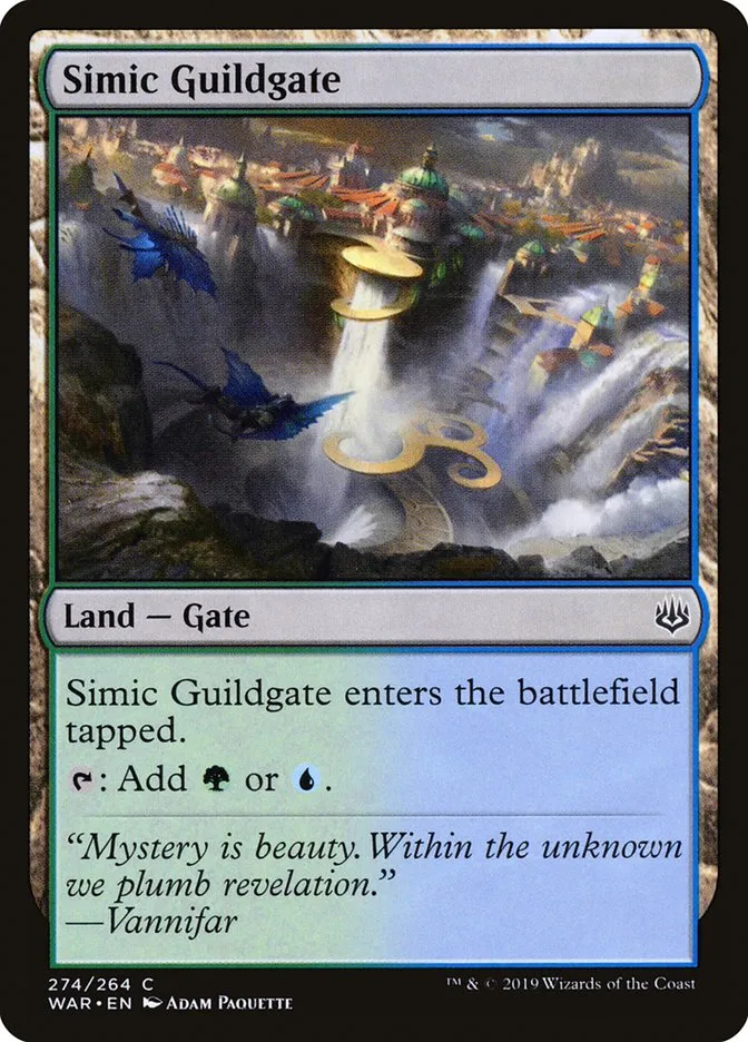 2019 War of the Spark Simic Guildgate #274 common card image