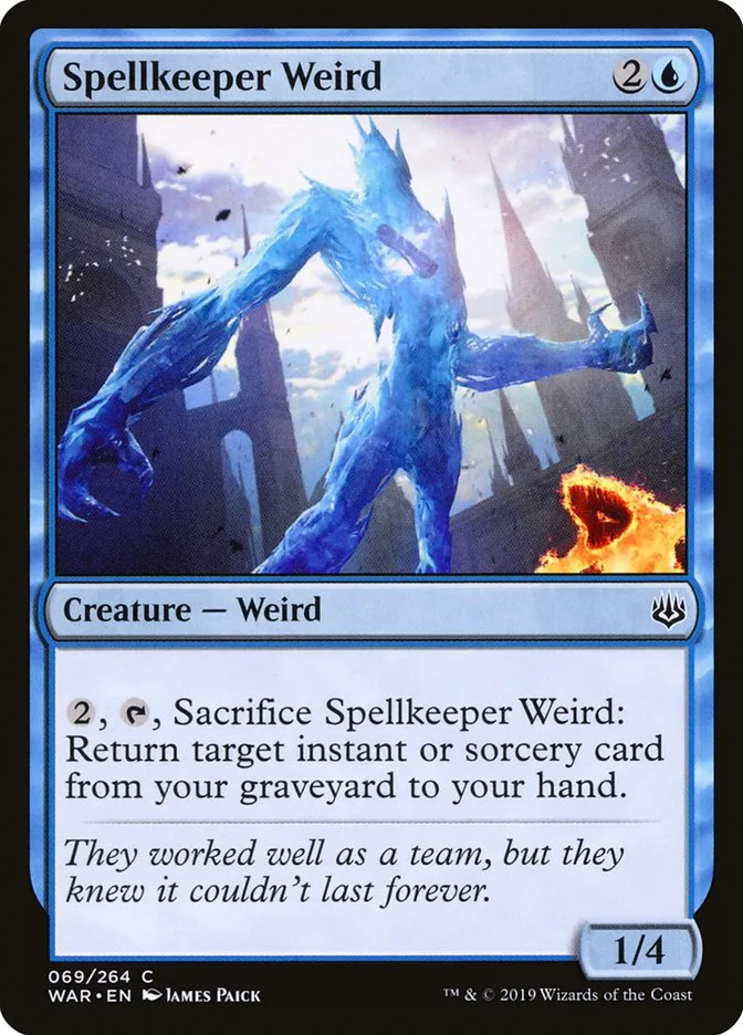 2019 War of the Spark Spellkeeper Weird #69 common card image