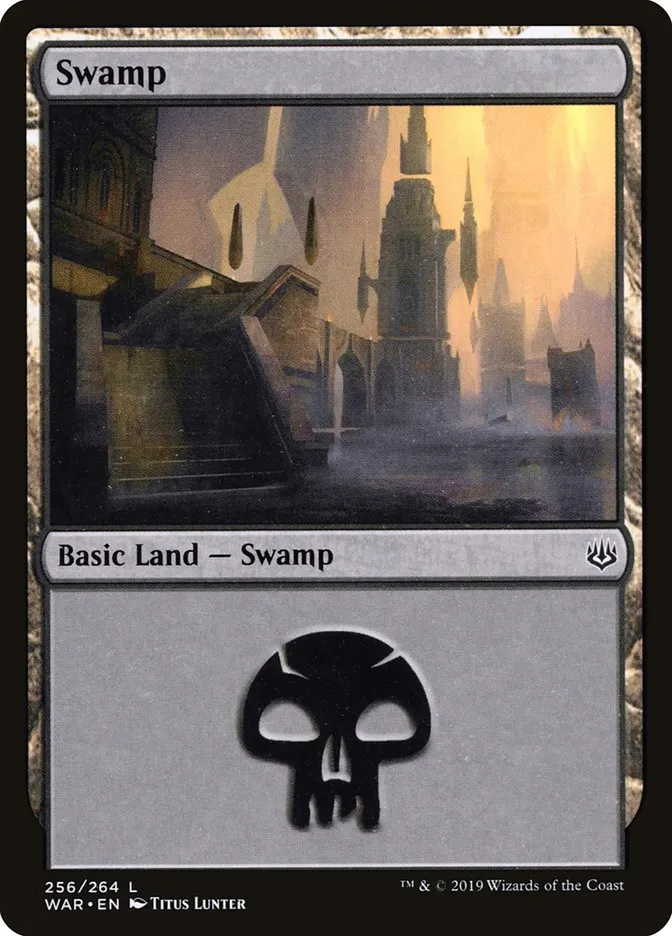 2019 War of the Spark Swamp #256 common card image