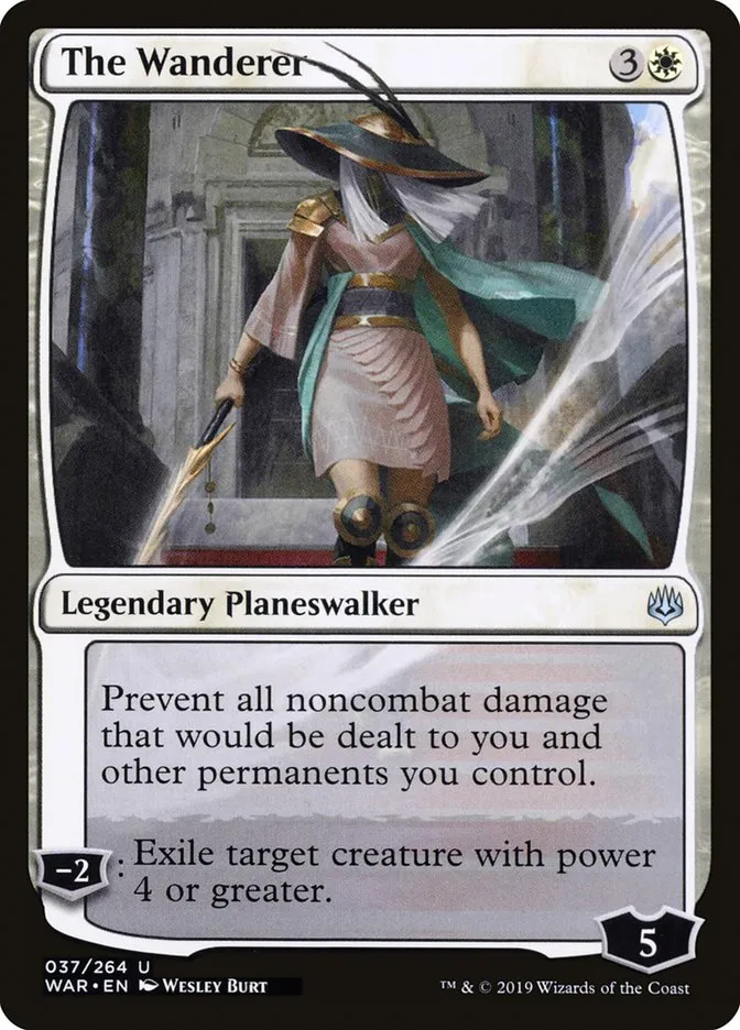 2019 War of the Spark The Wanderer #37 uncommon card image