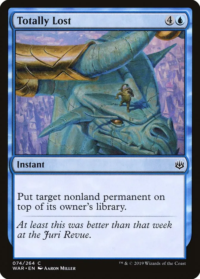 2019 War of the Spark Totally Lost #74 common card image