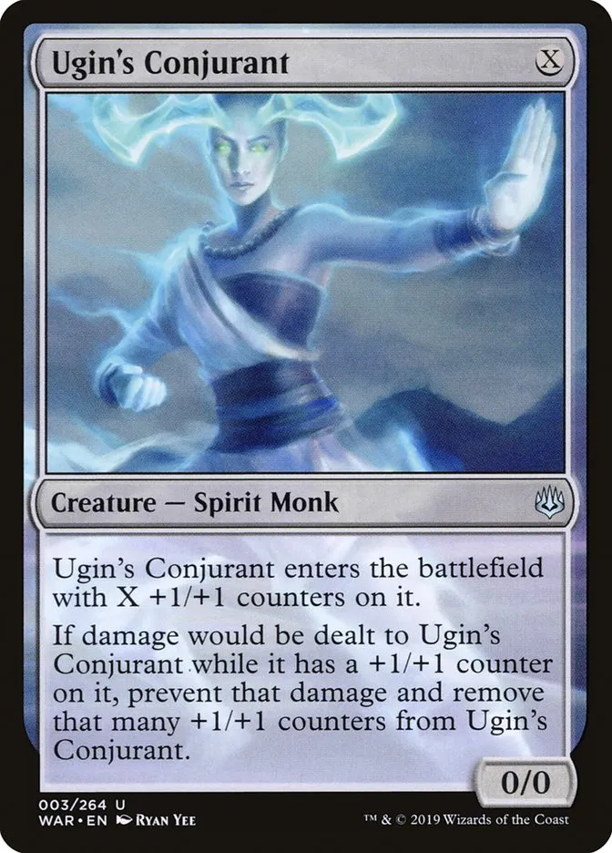 2019 War of the Spark Ugin's Conjurant #3 uncommon card image
