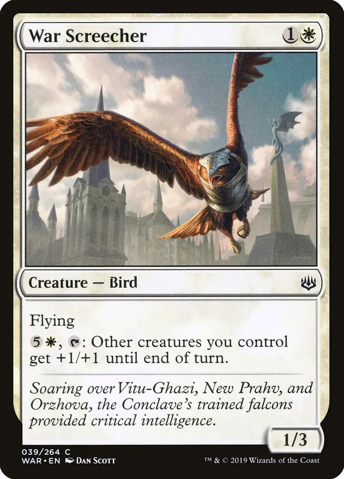 2019 War of the Spark War Screecher #39 common card image