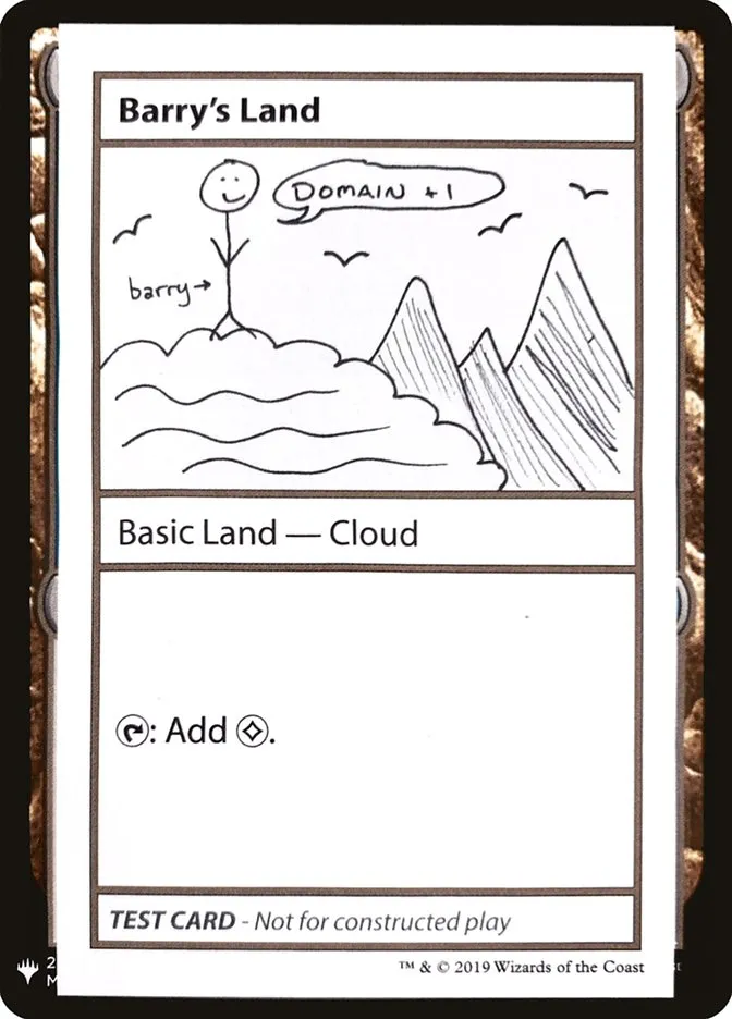 2019 Mystery Booster Playtest Cards 2019 Barry's Land rare #113 unlisted card image
