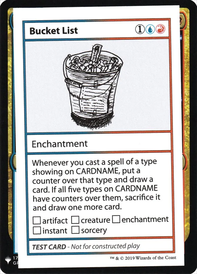 2019 Mystery Booster Playtest Cards 2019 Bucket List rare #89 unlisted card image