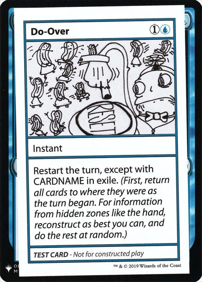 2019 Mystery Booster Playtest Cards 2019 Do-Over rare #20 unlisted card image