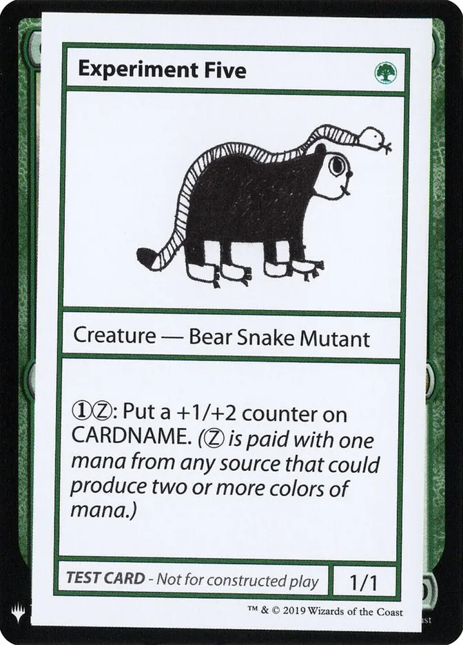 2019 Mystery Booster Playtest Cards 2019 Experiment Five rare #73 unlisted card image